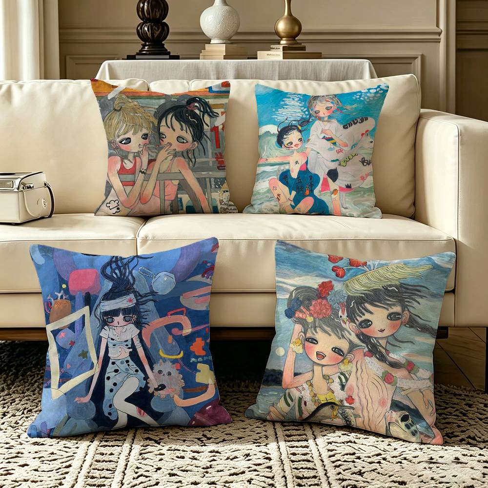 Aya Home Textiles - Aya T-Takano Kawaii Girl Vierkante Dubbelzijdig