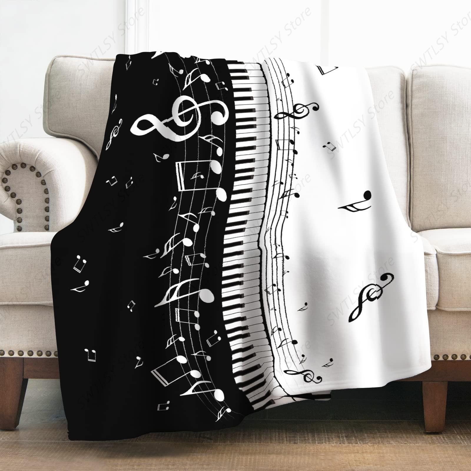 Home Textiles Notes - Muziekdeken Cadeaus voor dames Meisjes Heren