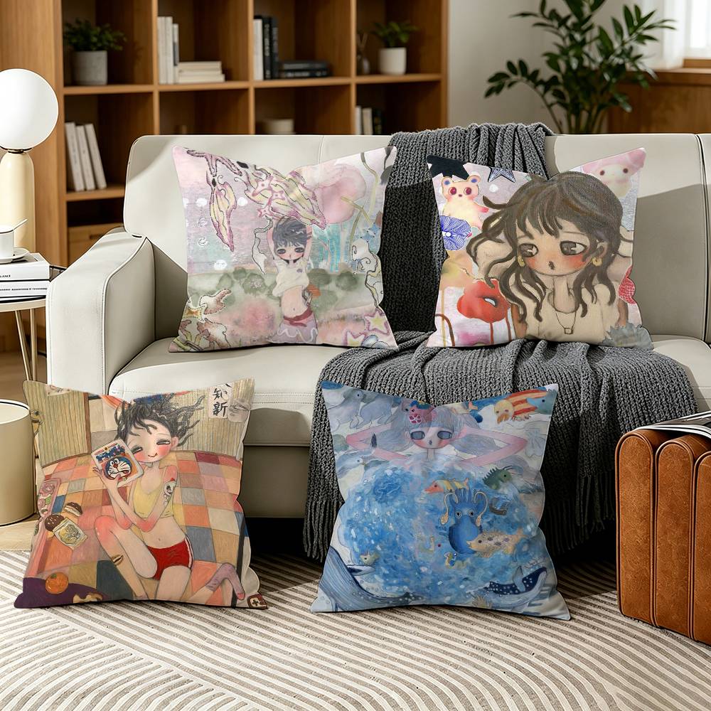 Aya Home Textiles - A-Aya T-Takano Art kussensloop voor bank,
