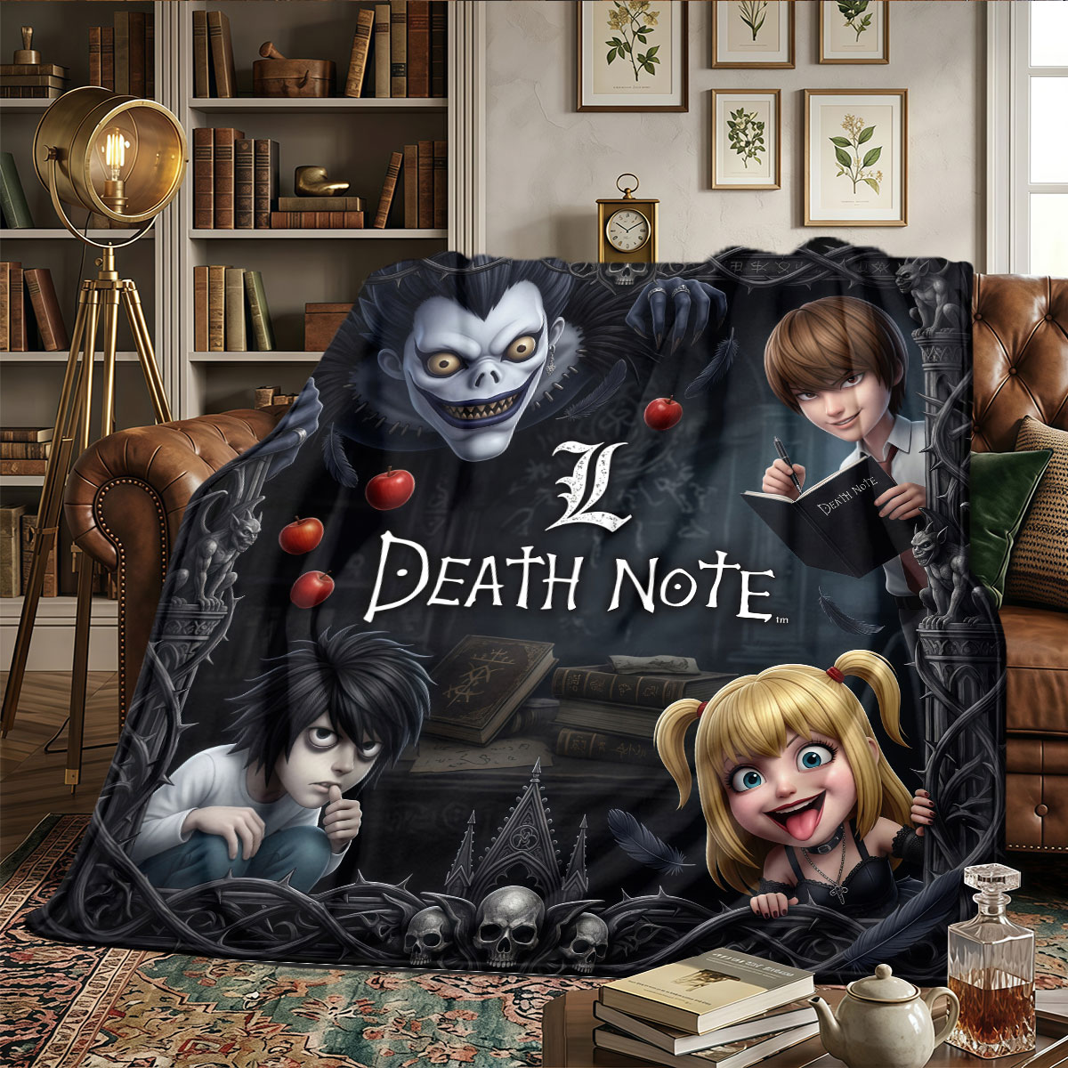 Home Textiles Notes - Death Note Patterns Home-deken Lichtgewicht en