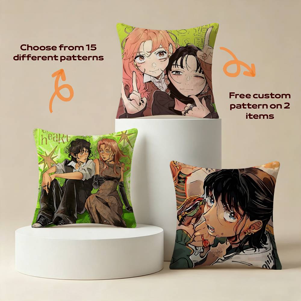 Aya Home Textiles - GL-Manga Mitsu A-Aya Green Yuri Vierkante