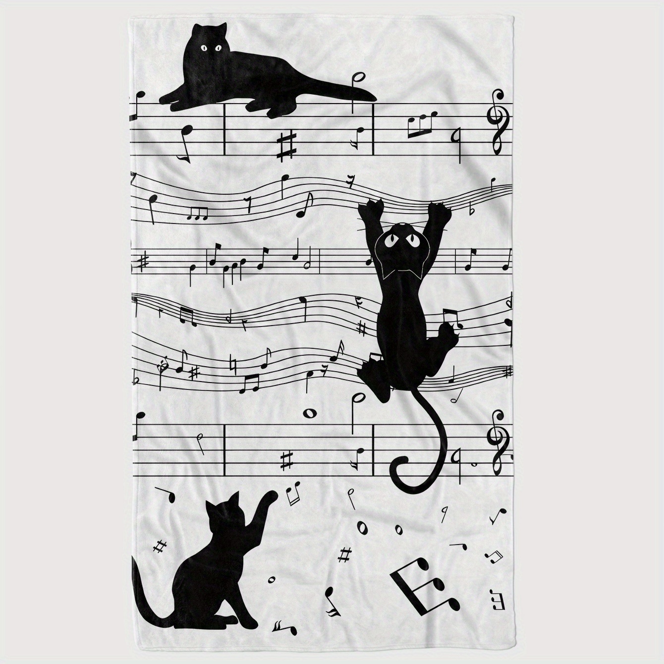 Zwart-wit kattensilhouet en de - Home Textiles Notes recensie en prijs