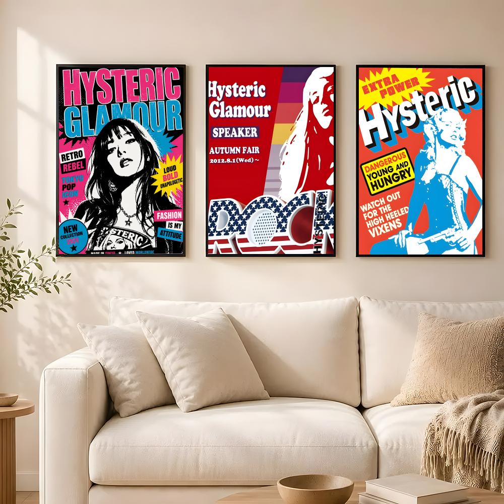 Merk Hysteric Glamour Poster P - Home Textiles Brands recensie en prijs