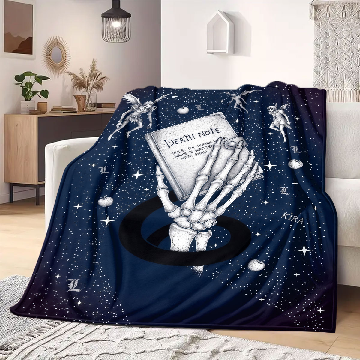 Death Note Radiant Print Flane - Home Textiles Notes recensie en prijs