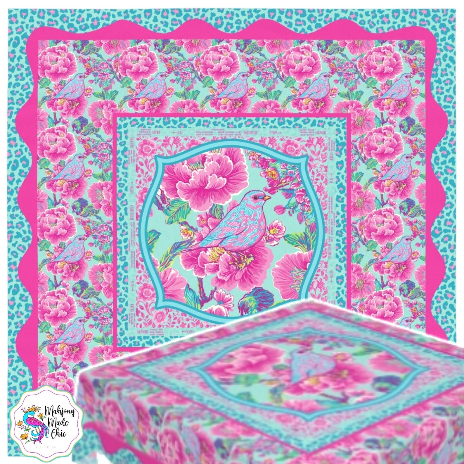 Roze Mahjong Game Night-instru - Home Textiles Direct recensie en prijs