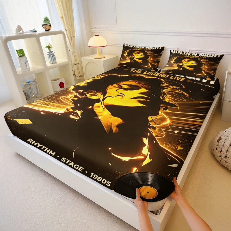 Pop Icon Michael Jackson hoesl - Fitted Sheet Deep recensie en prijs