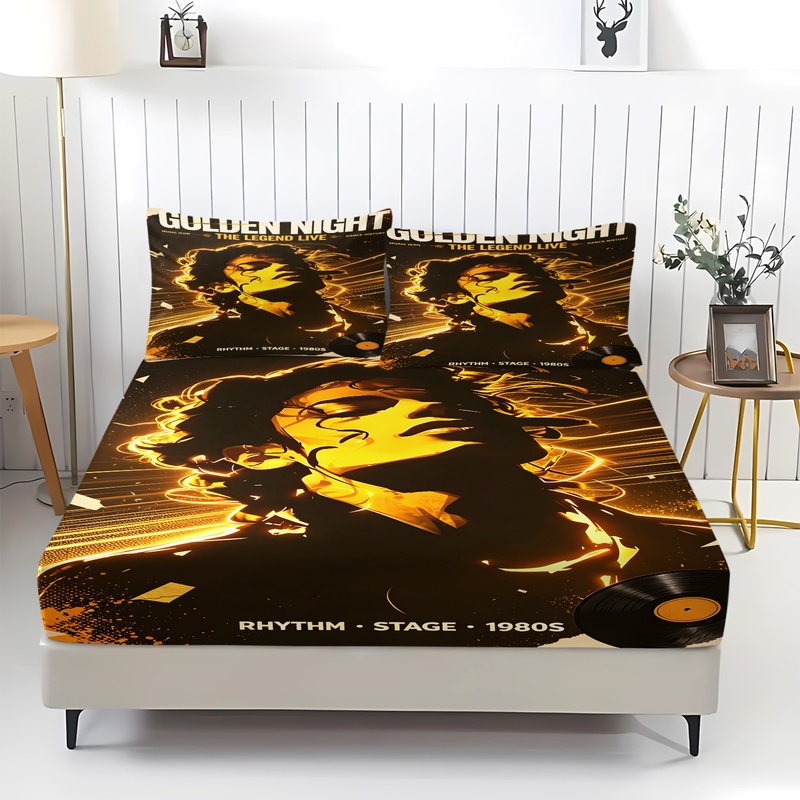Pop Icon Michael Jackson hoesl - Fitted Sheet Deep recensie en prijs
