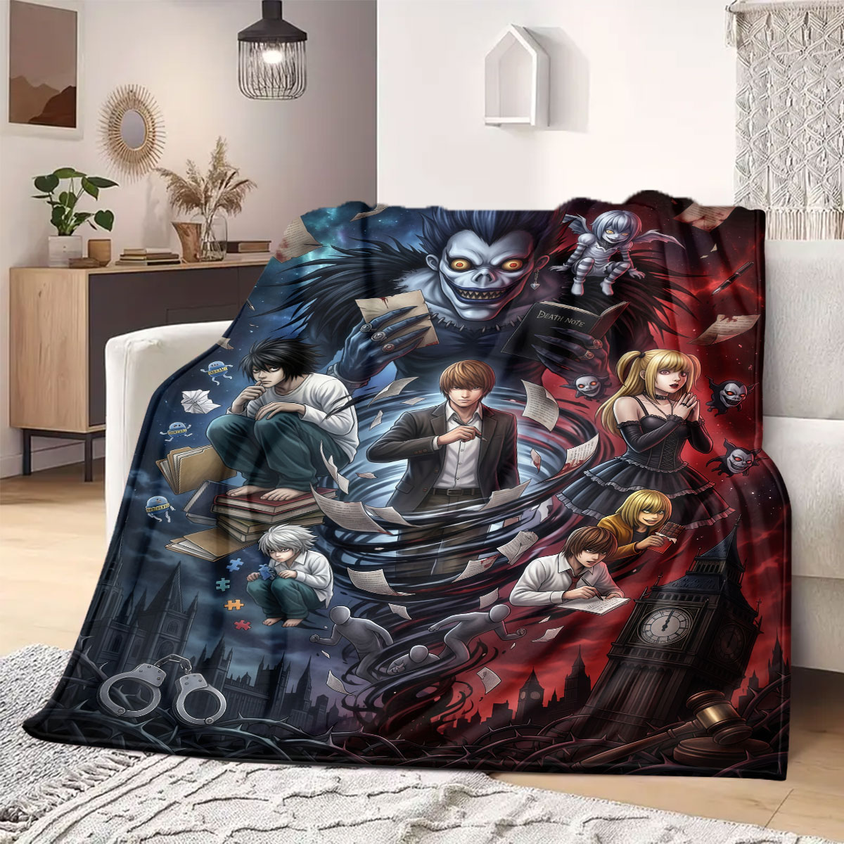 Death Note Grand Cartoon flane - Home Textiles Notes recensie en prijs