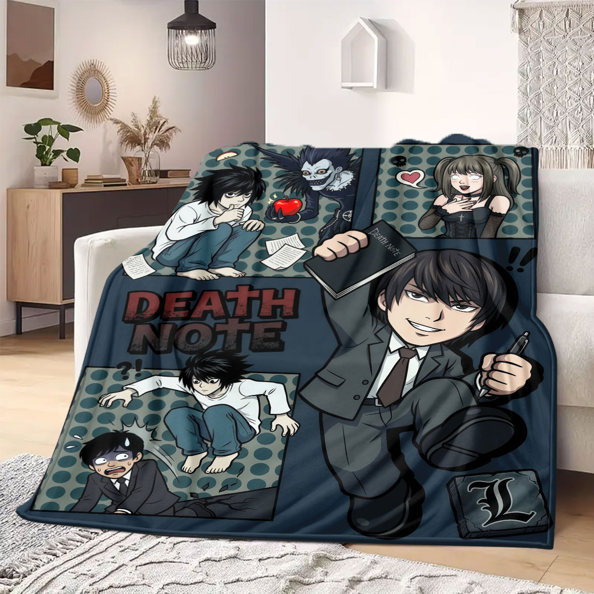 Death Note Grand Cartoon flane - Home Textiles Notes recensie en prijs