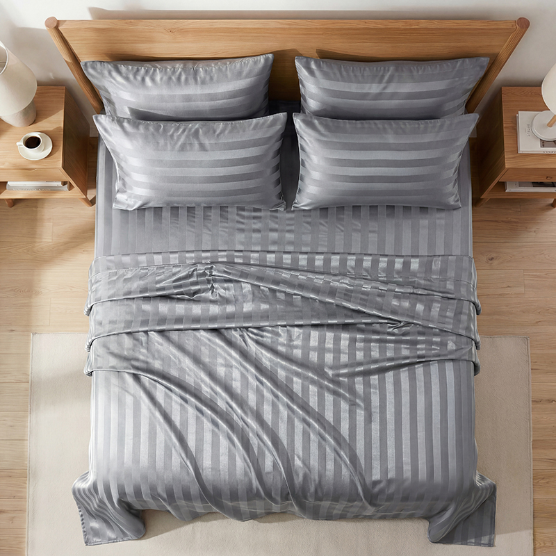 Kreukvrije gestreepte satijnen - Fitted Sheet Deep recensie en prijs